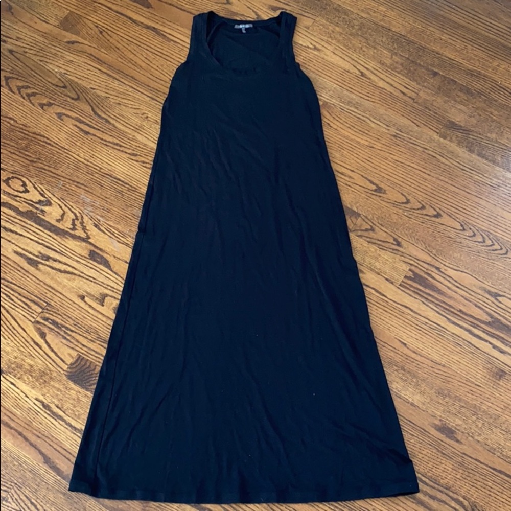 Michael Stars Maxi Dress in Black Cotton